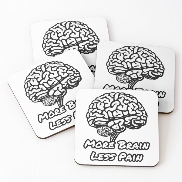 Item preview, More Brain, Less Pain 1 designed and sold by Tom-Johnson.
