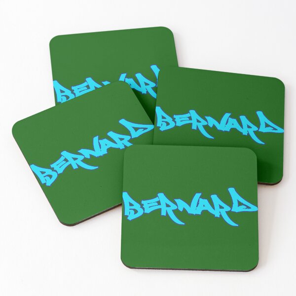 Item preview, Bernard graffiti text turquoise designed and sold by vibeno1.