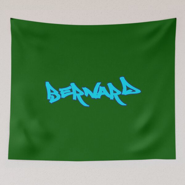 Item preview, Bernard graffiti text turquoise designed and sold by vibeno1.