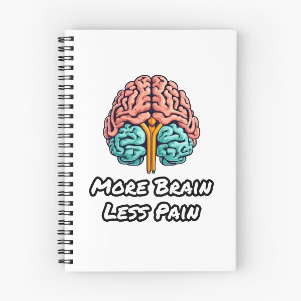 Item preview, More Brain, Less Pain 3 designed and sold by Tom-Johnson.