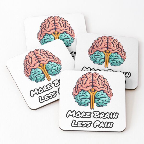Item preview, More Brain, Less Pain 3 designed and sold by Tom-Johnson.