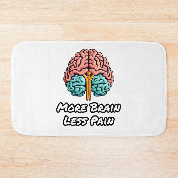 Item preview, More Brain, Less Pain 3 designed and sold by Tom-Johnson.
