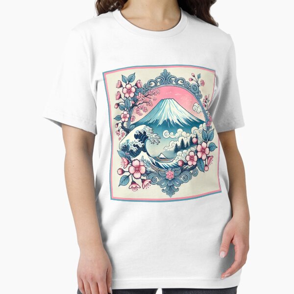 Item preview, Sakura and Mount Fuji designed and sold by Whimsy & Wonder Prints.