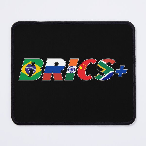 Item preview, BRICS+ Flag - Brazil, Russia, India, China, South Africa designed and sold by venomousvector.