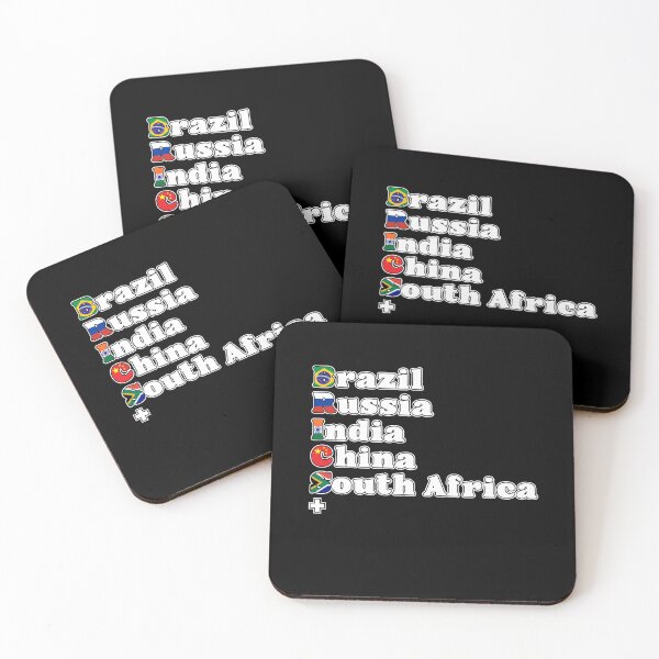 Item preview, BRICS+ Flags - Brazil, Russia, India, China, South Africa designed and sold by venomousvector.