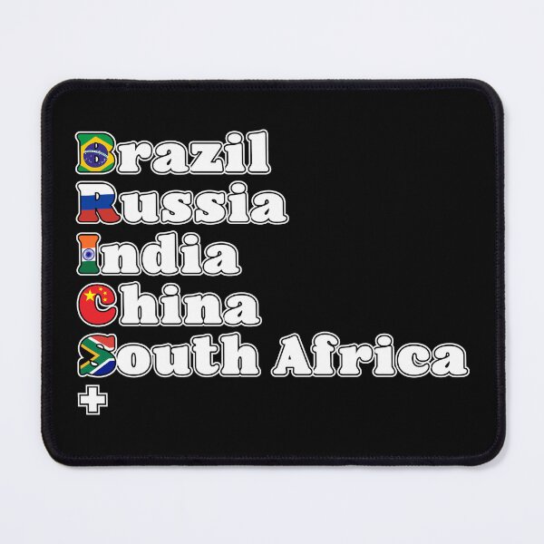 Item preview, BRICS+ Flags - Brazil, Russia, India, China, South Africa designed and sold by venomousvector.