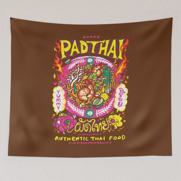 Item preview, Pad Thai, Thai noodle stir fry with a sweet-savoury-sour sauce, brown version designed and sold by Ken Hamala.