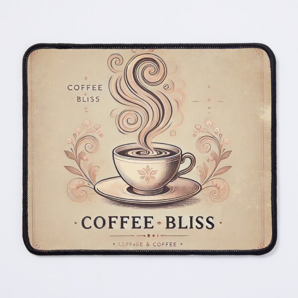Item preview, Coffee Bliss: Smooth Vintage Elegance designed and sold by bb-tees-by-mlee.