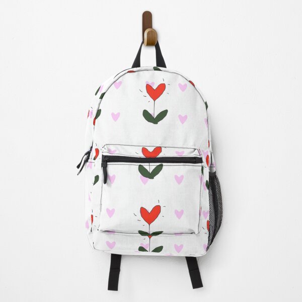 Item preview, a pink heart with a green heart on the top of it. designed and sold by lotus2lin.