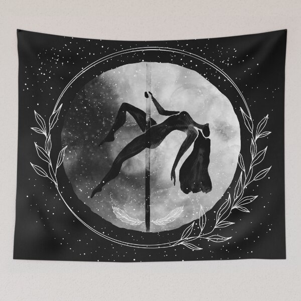 Item preview, Moonlight Pole Dancer - Grace Under the Stars designed and sold by Printicato.
