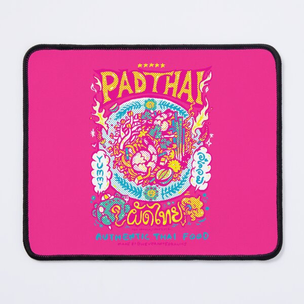 Item preview, Pad Thai, Thai noodle stir fry with a sweet-savoury-sour sauce, comic version designed and sold by Ken Hamala.
