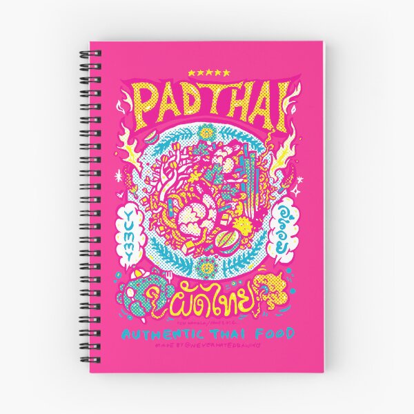 Item preview, Pad Thai, Thai noodle stir fry with a sweet-savoury-sour sauce, comic version designed and sold by Ken Hamala.
