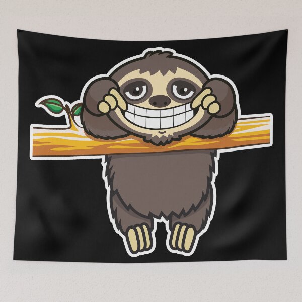 Item preview, Sloth grin designed and sold by plushism.
