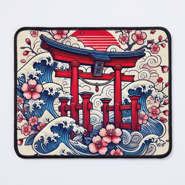 Item preview, Torii Gate Waves designed and sold by Whimsy & Wonder Prints.