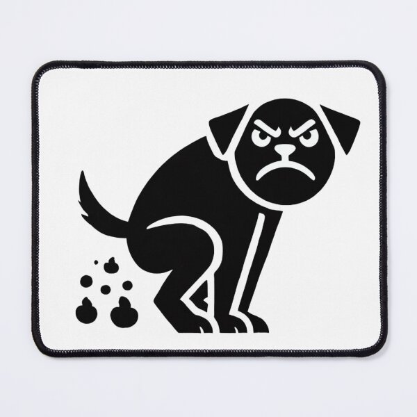 Item preview, Grumpy Pooping Dog Attitude in Action designed and sold by Willyboy16.