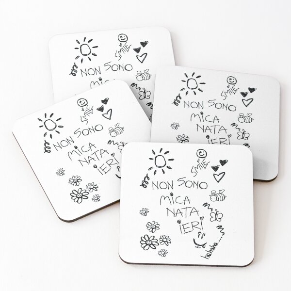 Item preview, "Born to Shine"- Non sono mica nata ieri_Black Lineart "  designed and sold by KAPPAERREVI.