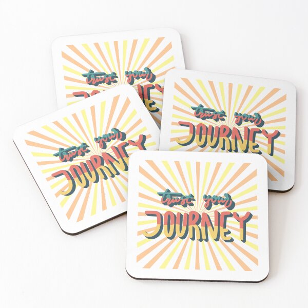 Item preview, Trust Your Journey - Inspirational Retro Design designed and sold by RaiyaTees.