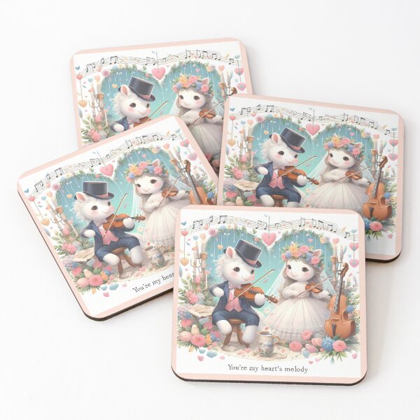 Item preview, Two cute unicorns - melody designed and sold by OMdesign10.