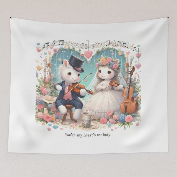 Item preview, Two cute unicorns - melody designed and sold by OMdesign10.