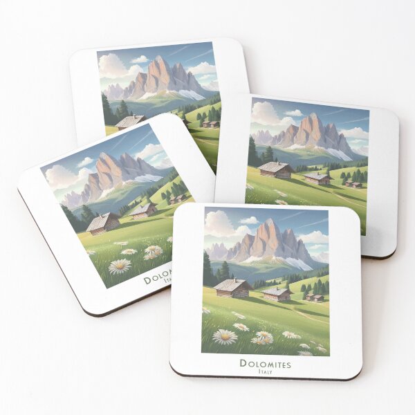 Item preview, Alpine Magic: Vintage Retro Minimal Dolomites in Italy designed and sold by pod24.