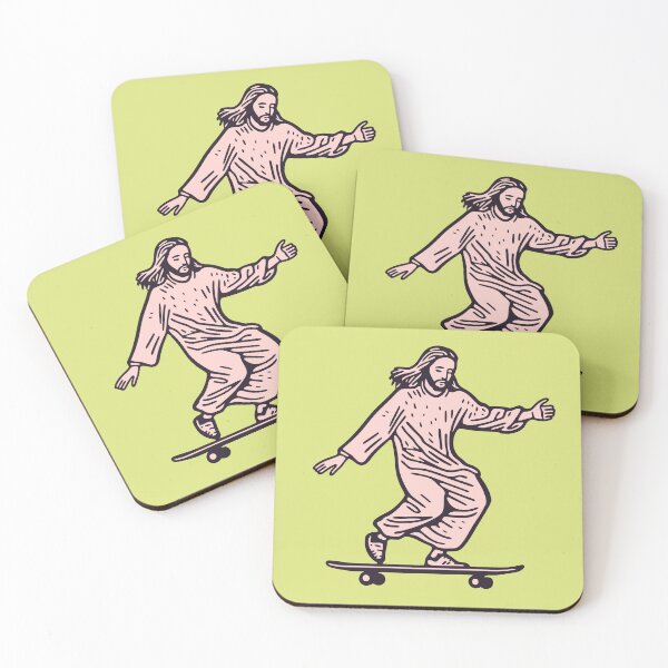 Item preview, Jesus Christ skating on the skateboard designed and sold by TheHellSong.