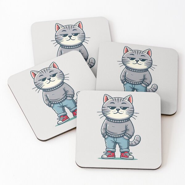 Item preview, Funny Chilled Cat, Love Cats designed and sold by Logiamerch.