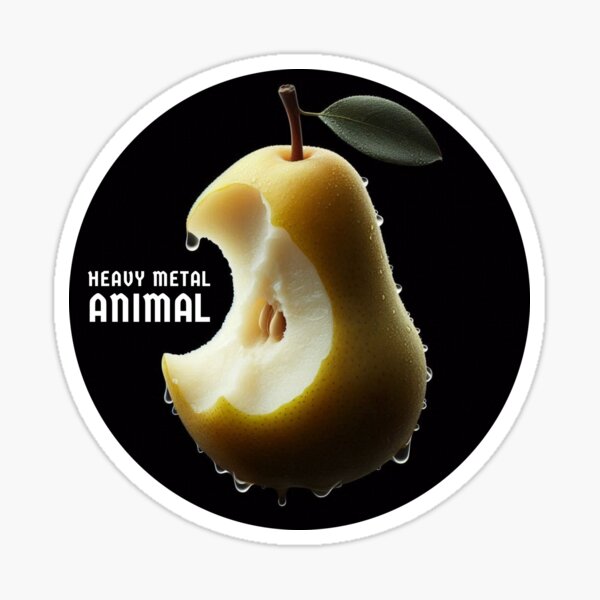 Item preview, Heavy Metal Animal Pear designed and sold by METAL-PLANET.