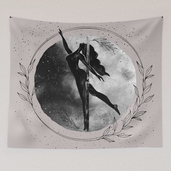 Item preview, Moonlight Pole Dancer - Grace Under the Stars designed and sold by Printicato.