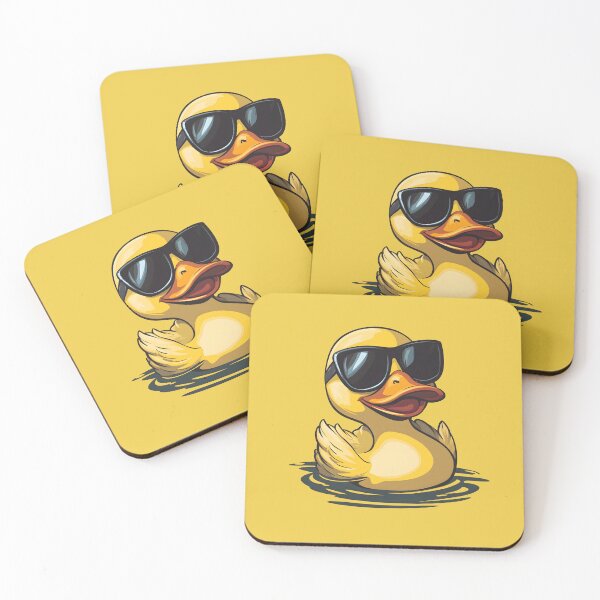 Item preview, rubber duck with sunglasses designed and sold by DerSenat.