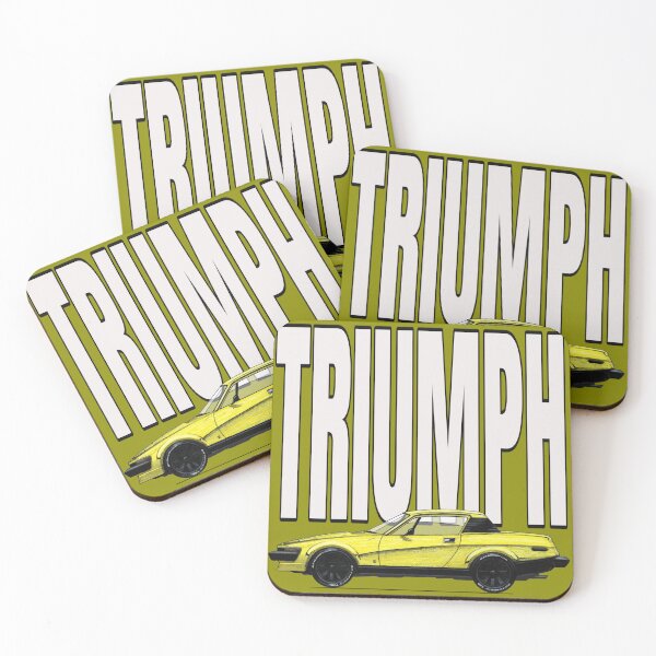 Item preview, Geo3Doodles Yellow Triumph TR7 Doodle designed and sold by Geo3doodles.