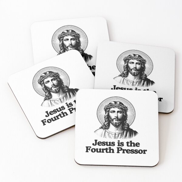 Item preview, Jesus is the Fourth Pressor | Nurse Medical Die Cut Vinyl Sticker designed and sold by Fresh Clothes.