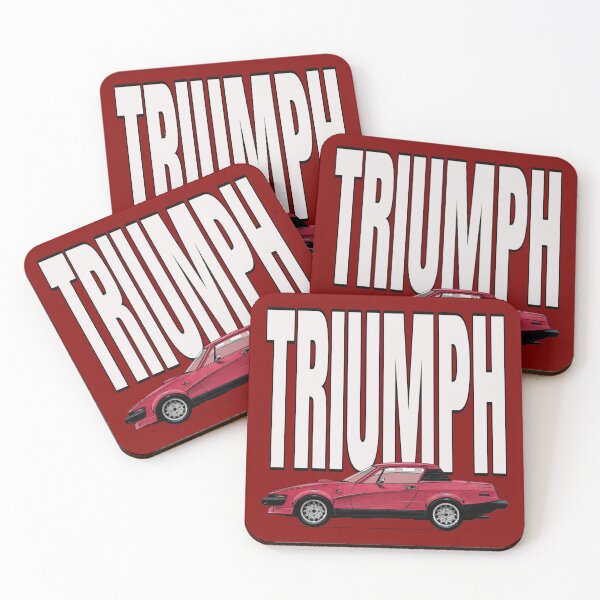 Item preview, Geo3Doodles Red Triumph TR7 Doodle designed and sold by Geo3doodles.