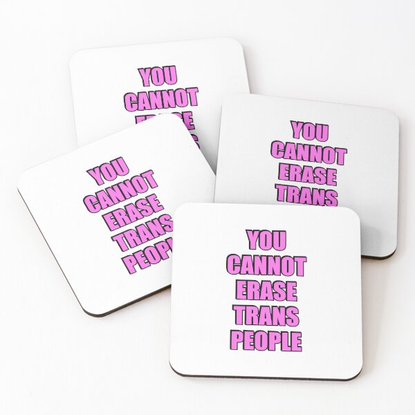 Item preview, You cannot erase trans people - Trans Rights designed and sold by Inspirationmotivation.