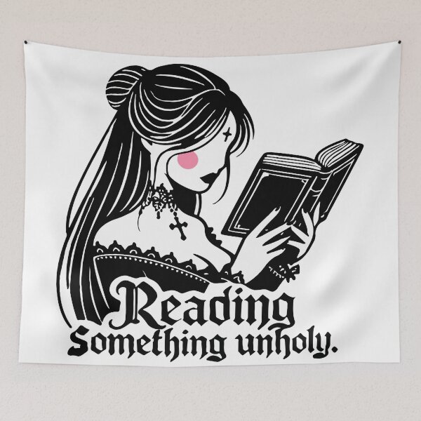 Item preview, Reading Something Unholy designed and sold by onioceans.
