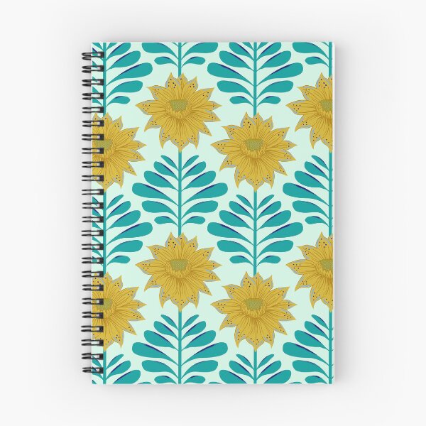Item preview, Retro Vintage Fantasy Flowers in Yellow and Green designed and sold by colorofmagic.