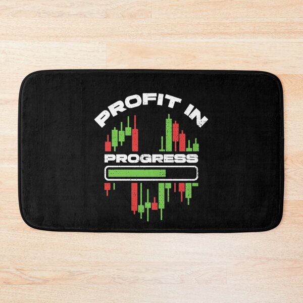 Item preview, Profit In Progress Crypto Trader - Cryptocurrency Trading Lover designed and sold by venomousvector.