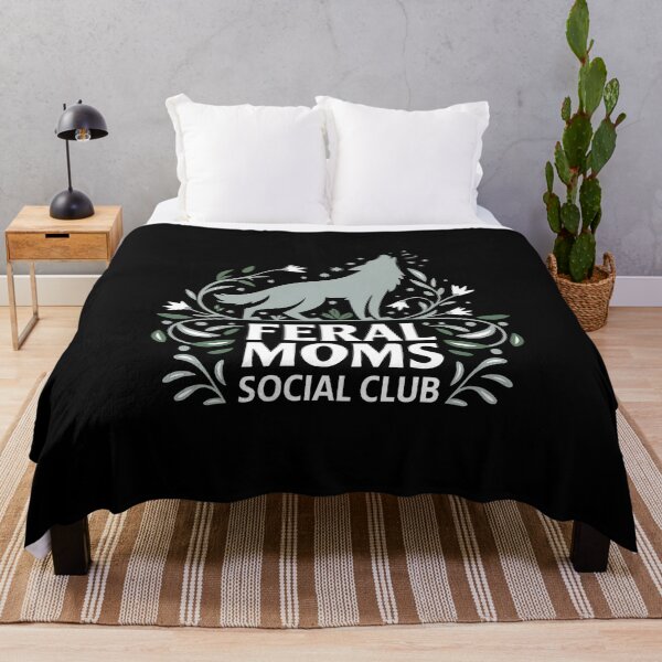 Item preview, Feral Moms Social Club - It's the perfect gift for exhausted yet fearless moms who embrace the chaos of motherhood with humor. designed and sold by ZyziowskyArt.