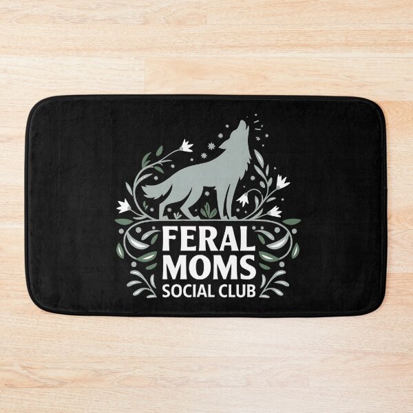 Item preview, Feral Moms Social Club - It's the perfect gift for exhausted yet fearless moms who embrace the chaos of motherhood with humor. designed and sold by ZyziowskyArt.