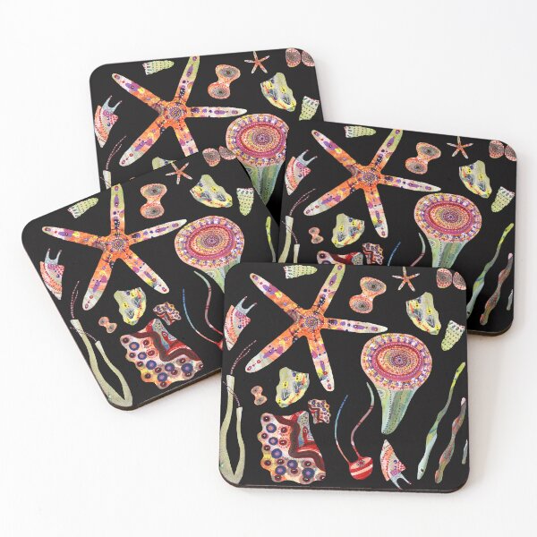 Item preview, Happy Corals 1.Black designed and sold by ilovestudiostic.