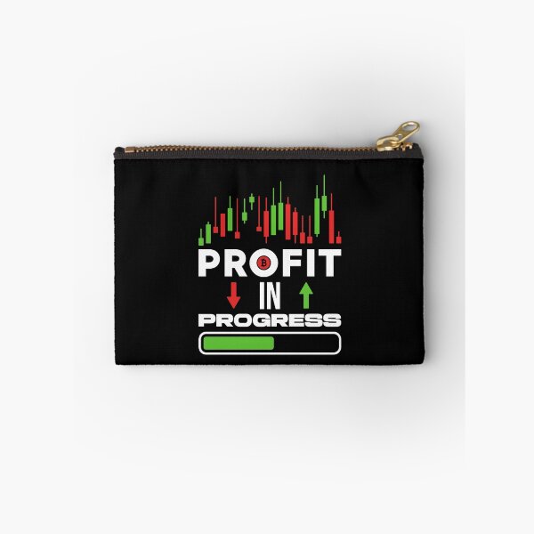 Item preview, Profit In Progress Crypto Trader - Cryptocurrency Trading Lover BTC GEEK designed and sold by venomousvector.