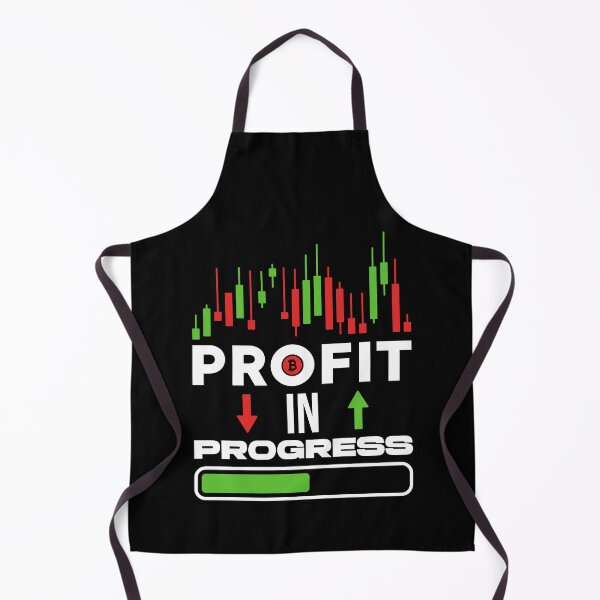 Item preview, Profit In Progress Crypto Trader - Cryptocurrency Trading Lover BTC GEEK designed and sold by venomousvector.