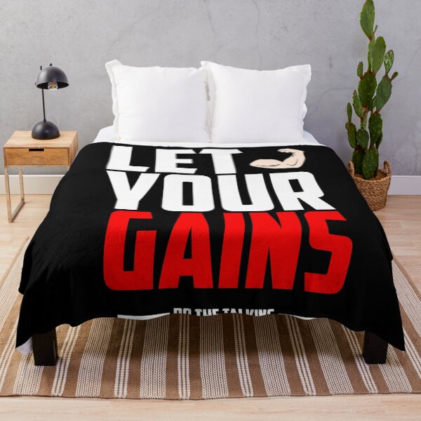 Item preview, Let Your Gains Do The Talking designed and sold by TheFineShirt.