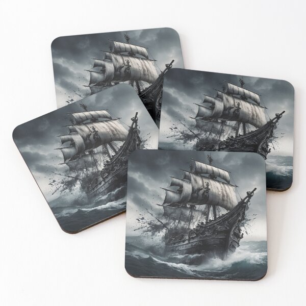 Item preview, Stormbound Pirate Ship - Epic Sea Adventure designed and sold by photoparadise22.