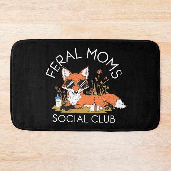 Item preview, Feral Moms Social Club - It's the perfect gift for exhausted yet fearless moms who embrace the chaos of motherhood with humor. designed and sold by ZyziowskyArt.