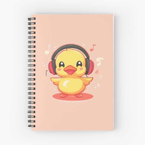 Item preview, Cute duck listening to music designed and sold by DerSenat.