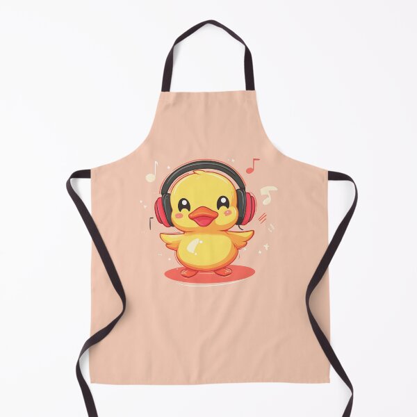 Item preview, Cute duck listening to music designed and sold by DerSenat.