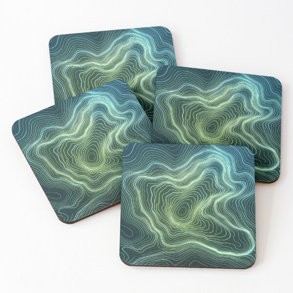 Item preview, Abstract outline topographic contour designed and sold by Giuseppe Cammino.