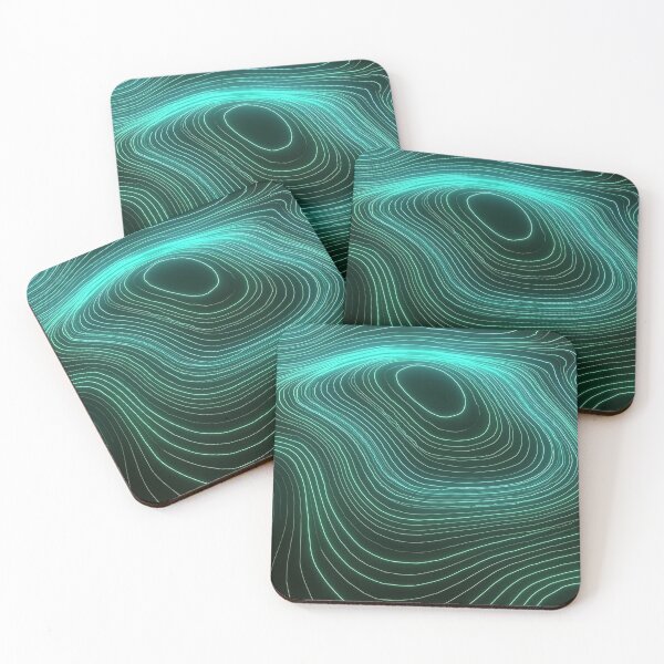 Item preview, Abstract outline topographic contour designed and sold by Giuseppe Cammino.