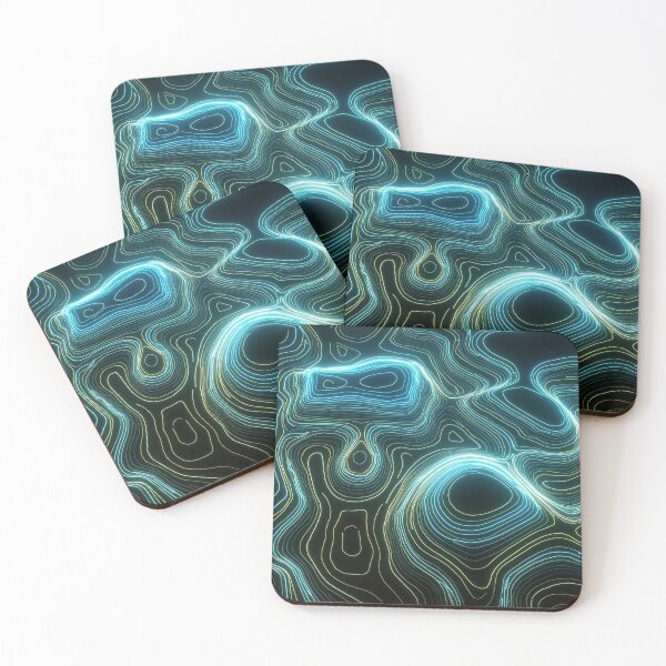 Item preview, Abstract outline topographic contour designed and sold by Giuseppe Cammino.