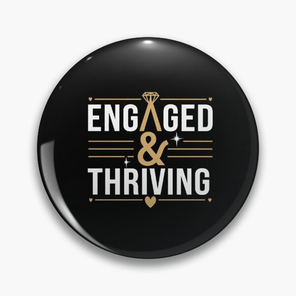 Item preview, Engaged & Thriving designed and sold by MagicWander.